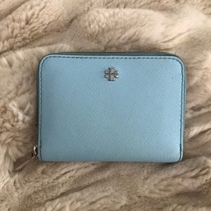 tory burch wallet baby blue